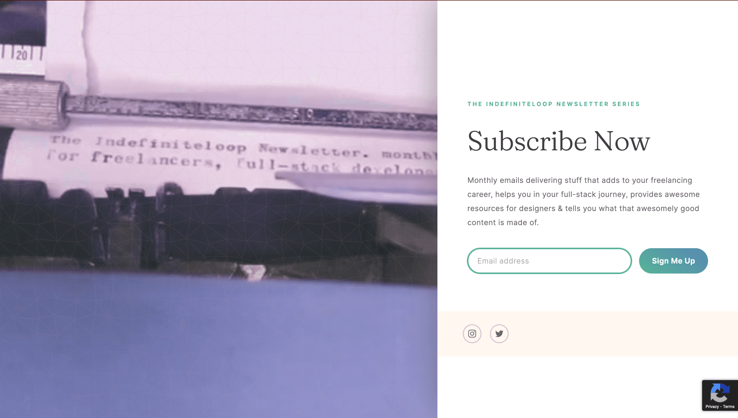 The Indefiniteloop Newsletter Series