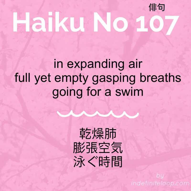 Haiku No. 107 - Swelling Air.