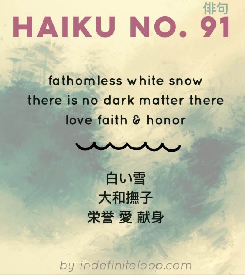 Haiku No. 91 - Uncolored.