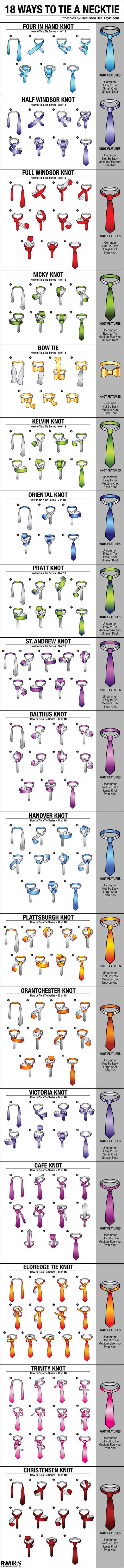 Eighteen Ways To Tie That Neck Tie